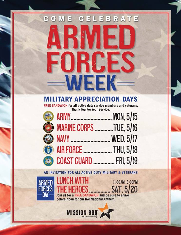 Mission BBQ Honors The Military Community For National Military